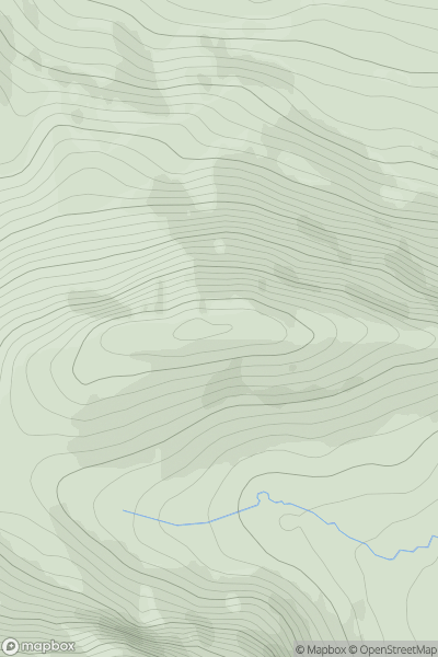 Thumbnail image for Meall Daimh [Loch Maree to Loch Broom] showing contour plot for surrounding peak